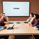 **

A diverse group of people gathered around a virtual conference table, engaged in active listening. Some participants are nodding, maintaining eye contact, and using supportive nonverbal cues. The scene showcases empathy and understanding in an online meeting setting, promoting positive communication.

**