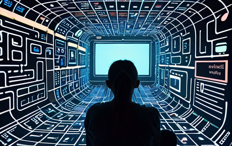 **Prompt 1: The Digital Labyrinth of Connection**
A person, appearing thoughtful and slightly overwhelmed, is seated amidst a dense, swirling landscape of glowing digital screens, dating app profiles, and fragmented social media feeds. Their expression conveys a sense of introspection and perhaps a touch of loneliness, despite being surrounded by countless "connections." In the background, or subtly distant, a faint, warm glow hints at a genuine human connection – perhaps a blurred silhouette of two people interacting, emphasizing the paradox of modern digital relationships: vast connectivity juxtaposed with the challenge of finding authentic intimacy. The overall mood is contemplative and slightly melancholic, highlighting the "shadow sides" and the superficiality of the swipe culture.