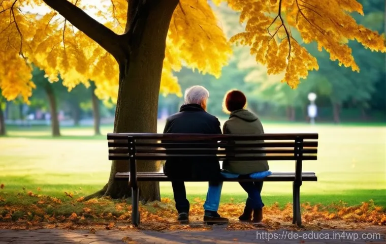 관계기술 교육에서의 효과적인 질문 기법 - **Prompt: Active Listening & Deep Connection**
    "A candid close-up portrait of two adults, one pe...